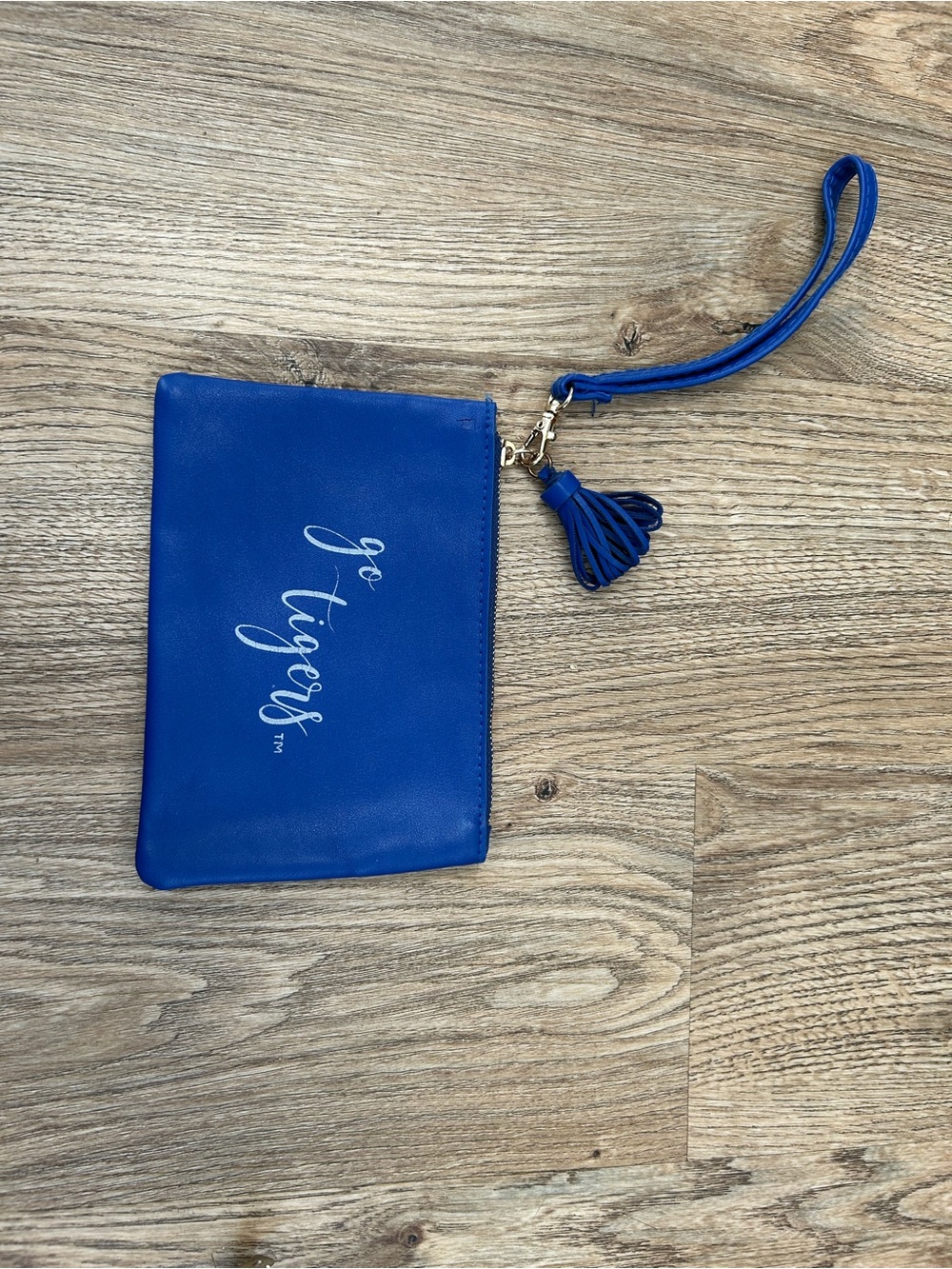 Memphis Tigers Blue Wristlet Clutch